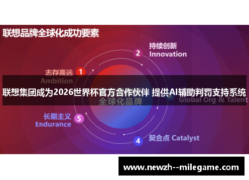 联想集团成为2026世界杯官方合作伙伴 提供AI辅助判罚支持系统 联想集团成为2026世界杯官方合作伙伴 提供AI辅助判罚支持系统